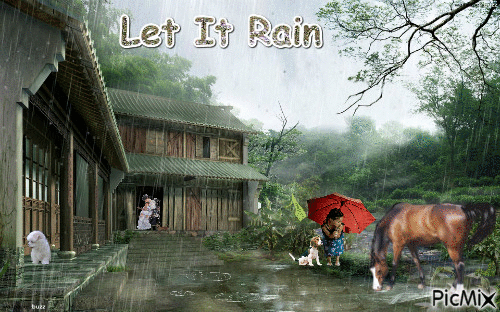 Let It Rain - GIF animate gratis