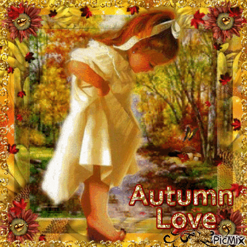 Autumn Love - Free animated GIF