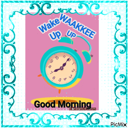 Wake up Tuesday - Gratis animerad GIF