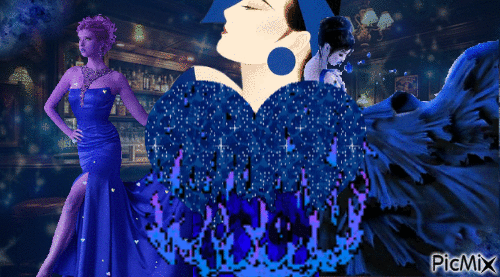 Blue Velvet - Lana Del Rey - Бесплатный анимированный гифка