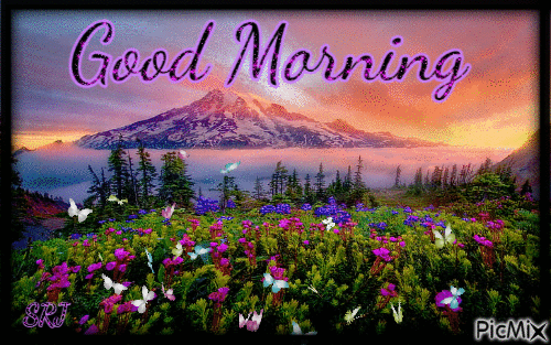 Good Morning Mt. Rainier - Ingyenes animált GIF