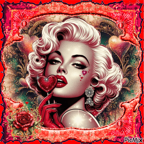 Marilyn - Gratis animeret GIF