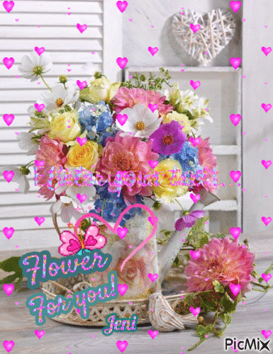 Flower for you - GIF animé gratuit