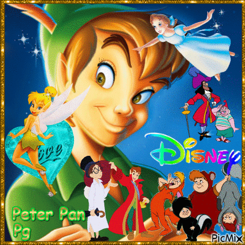Peter Pan - GIF animado grátis