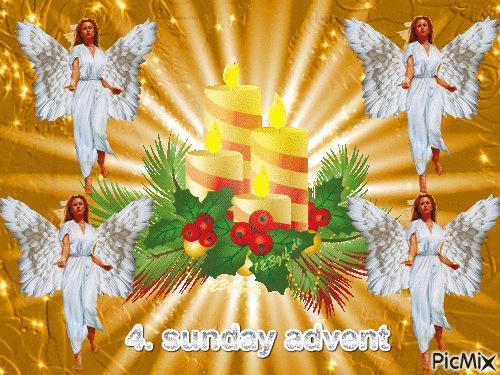 4. søndag i advent - Bezmaksas animēts GIF