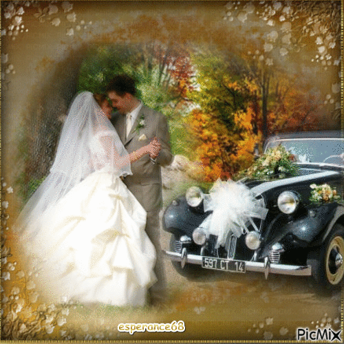 Mariage d'automne - Free animated GIF