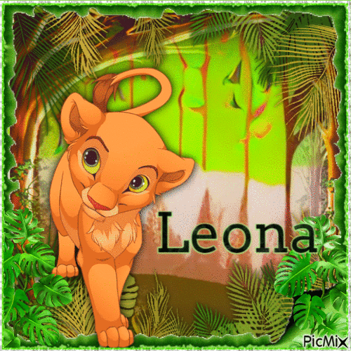 Leona - Bezmaksas animēts GIF
