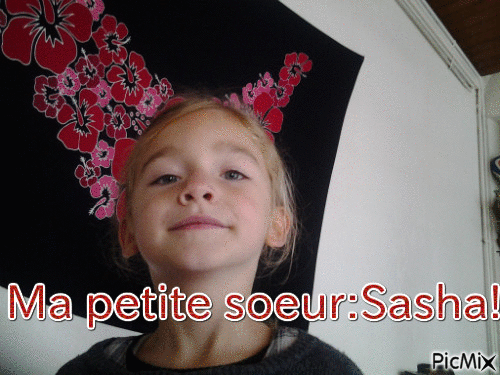 Sasha:ma petite soeur - GIF animado gratis