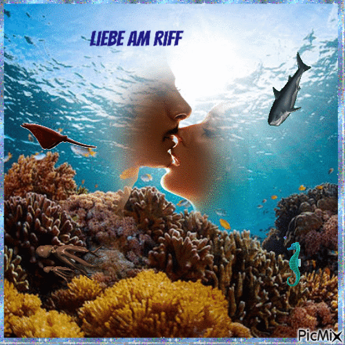 Liebe am Riff - Бесплатный анимированный гифка