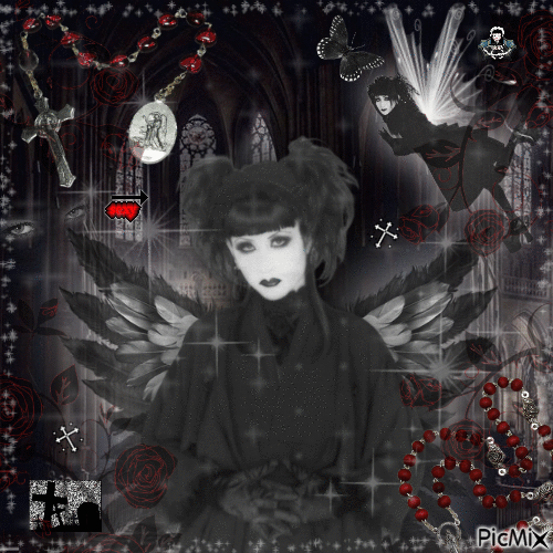 ✟ gothic angel ✟ - Besplatni animirani GIF