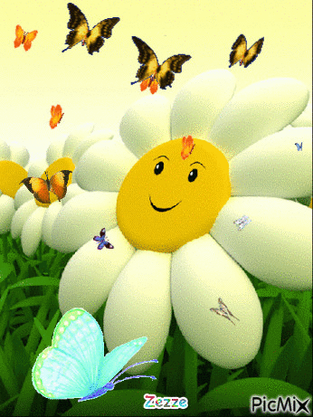 borboletas - GIF animado gratis