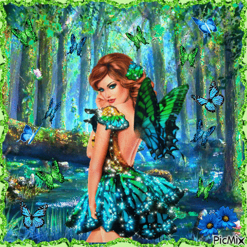 Butterfly Fairy - Δωρεάν κινούμενο GIF