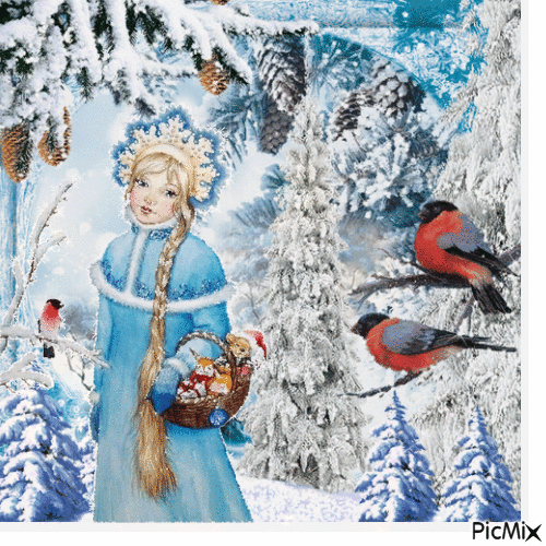 winter fairy tale - Zdarma animovaný GIF