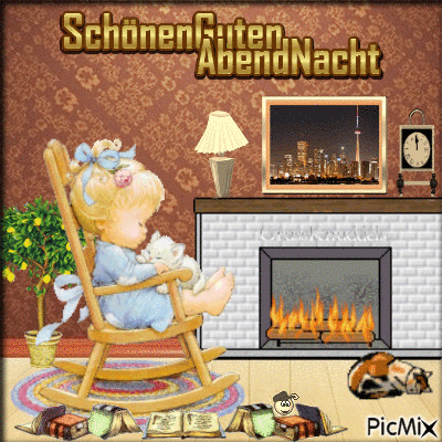 Schönen Abend - 無料のアニメーション GIF