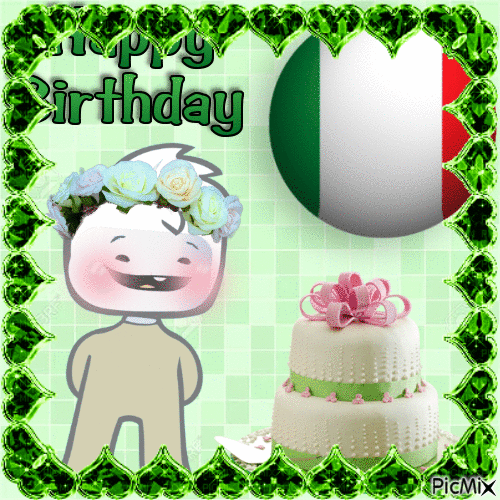 Happy Birthday, Gelindo Caldo! - GIF animado gratis