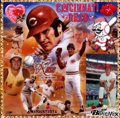 * Pete Rose *  Baseball`s all time leading hitter   April 5th, 2018  by xRick7701x