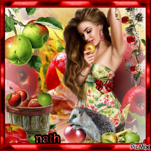 les pommes,nath - 無料のアニメーション GIF