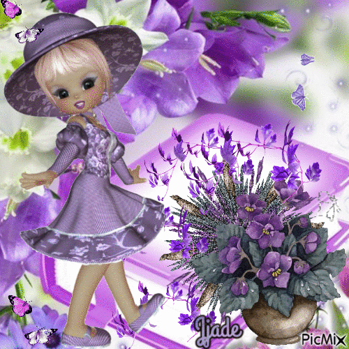 violette - GIF animado gratis