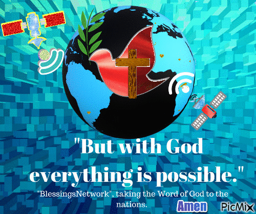 With God everything is possible - Gratis animerad GIF