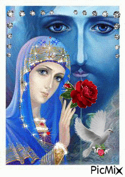 Jesus Cristo  Maria - Ingyenes animált GIF