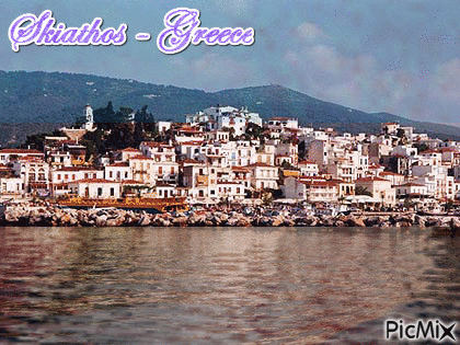 Skiathos - Greece - Бесплатный анимированный гифка