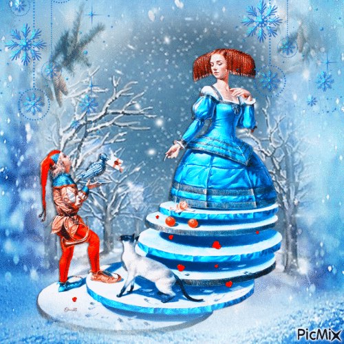 ☆☆ FANTASY IN THE SNOW ☆☆ - Free animated GIF