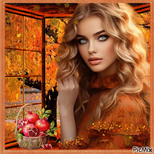 Autumn color palette . - Gratis animeret GIF