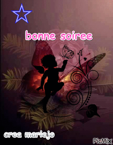 bonne soiree - Безплатен анимиран GIF