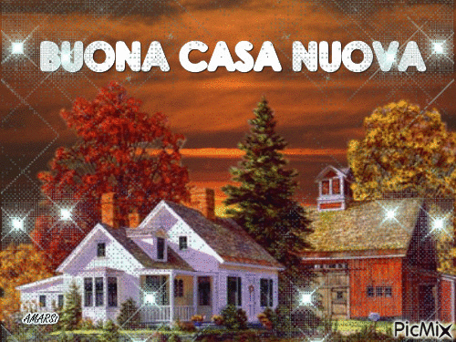 BUONA CASA NUOVA - Δωρεάν κινούμενο GIF