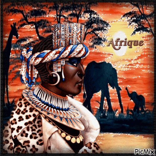 Afrique - GIF animado gratis