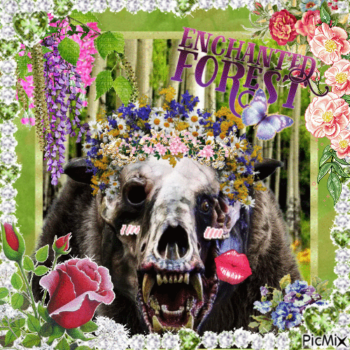 Enchanted Bear - Ingyenes animált GIF