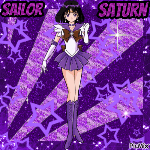 Sailor Saturn - Darmowy animowany GIF