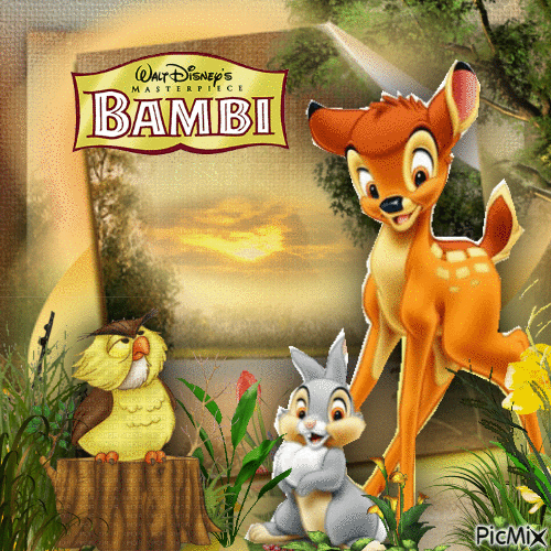 Bambi - GIF เคลื่อนไหวฟรี