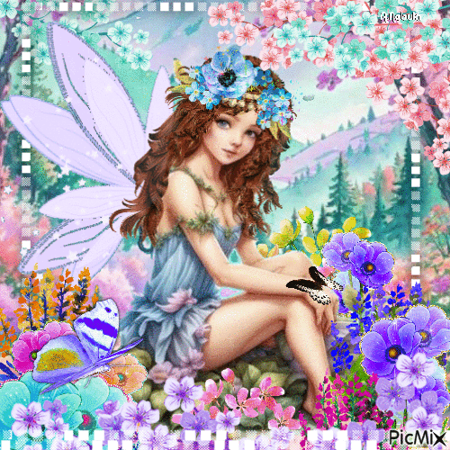 The flower fairy-contest - Δωρεάν κινούμενο GIF