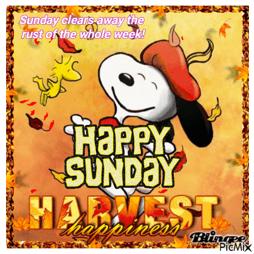 Happy Harvest Sunday - Free animated GIF