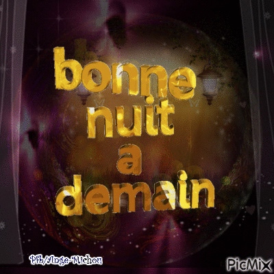 Bonne Nuit - Darmowy animowany GIF
