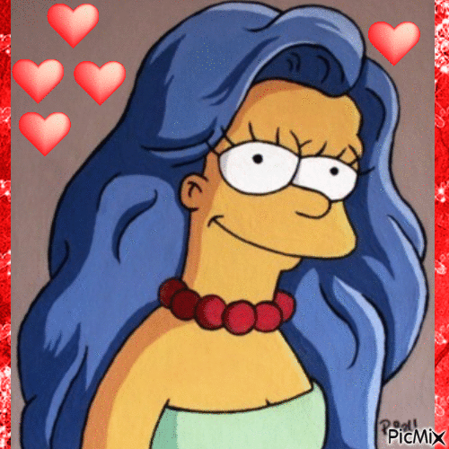 Marge Simpson - Δωρεάν κινούμενο GIF