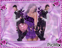 Purple-Love - GIF animé gratuit