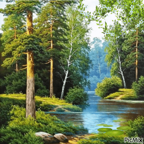 Landschaft - landscape - Ingyenes animált GIF