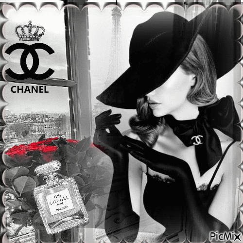 Coco Chanel - Δωρεάν κινούμενο GIF