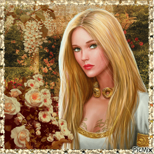 Blondes Haar - Bezmaksas animēts GIF