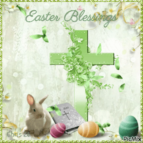 Easter Blessings - Free animated GIF