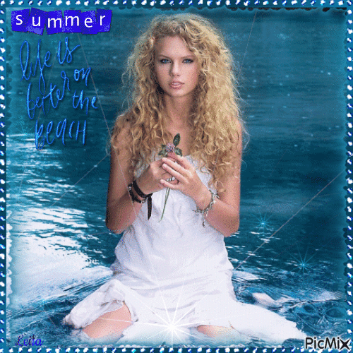 Summer. Life is beter on the beach - GIF animate gratis