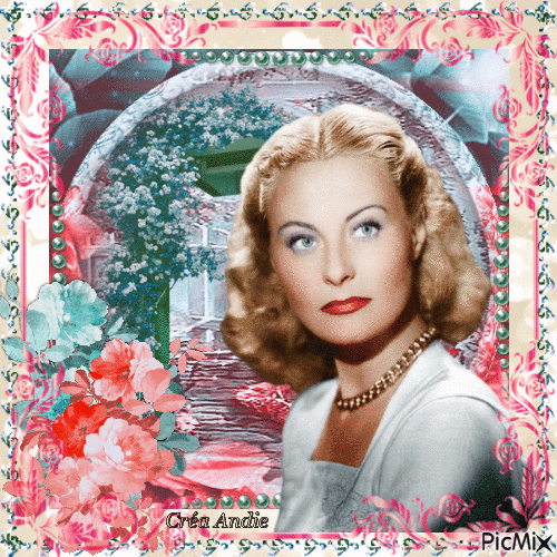 Michèle Morgan, Actrice française - Free animated GIF