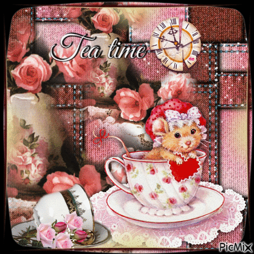 Tea Time - GIF animé gratuit