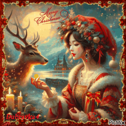Feliz Navidad!  dubravka4 - GIF animado gratis
