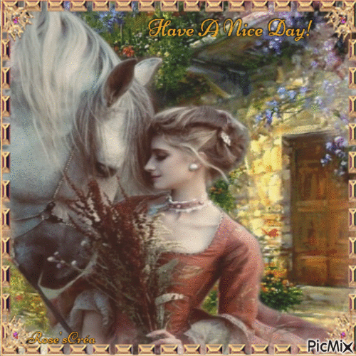 Concours à venir : Une femme et son cheval - Δωρεάν κινούμενο GIF