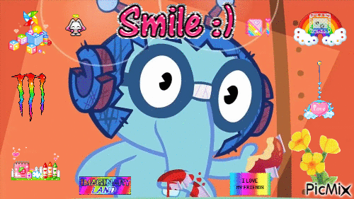 sniffles from happy tree friends - Free animated GIF