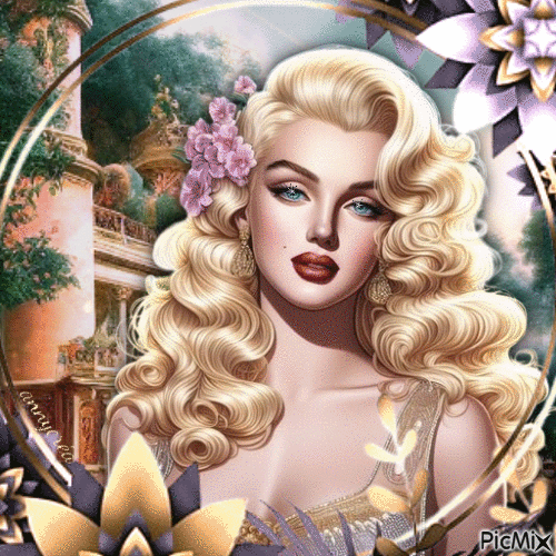 Marilyn Monroe - Gratis animerad GIF