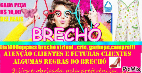 BRECHÓ - Darmowy animowany GIF